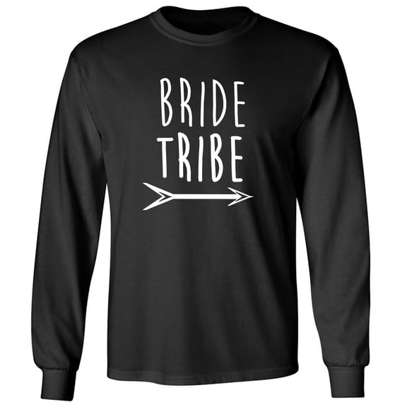 Bride Tribe with arrow Adult Long Sleeve T-shirt