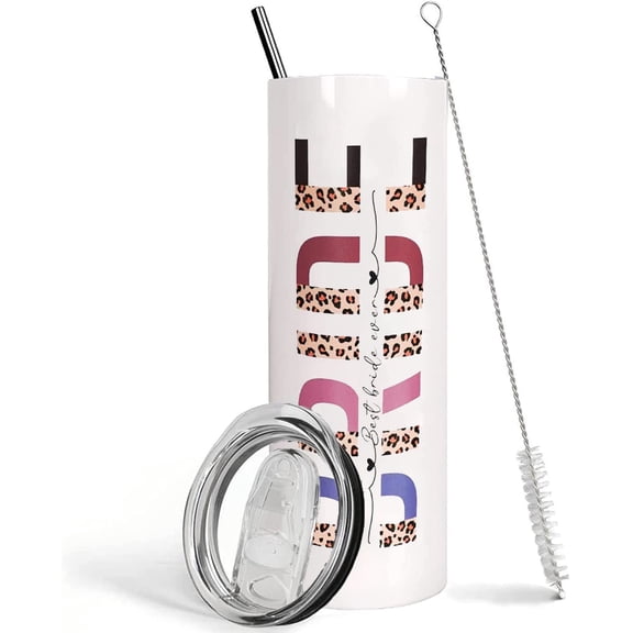 Bride Tumbler with Lid and Straw Weeding Gifts for Bride Best Bride Ever Mug Bride Cup Bride To Be Gift Bridal Shower Stainless Steel Insulated Tumbler