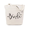thumbnail image 1 of Bride Wedding Cotton Canvas Tote Bag, 1 of 5