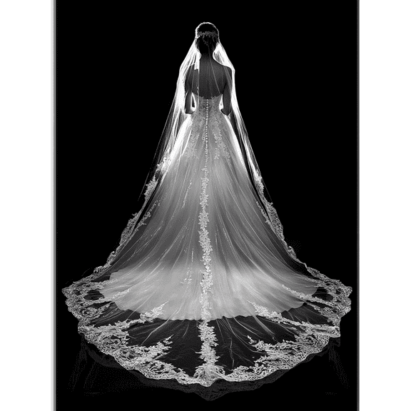 Bride Wedding Dress Decoration Painting/Canvas Art Perfect for Living Room Bedroom Dining Room Hallway Study Office Studio Bridal Shop Wedding Venue and Gallery Decoration.