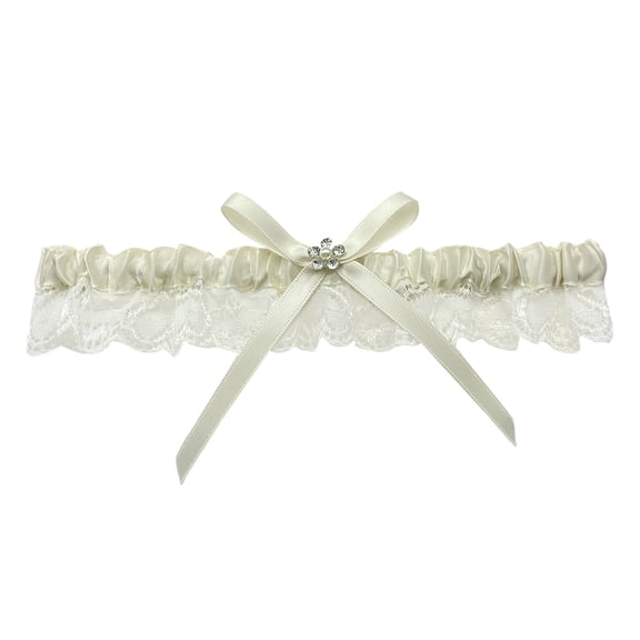 Bride Wedding Garter White Lace Floral Garters Bowknot Stretch Leg Garter Set Bridal Accessories For Women And Girls