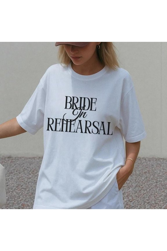 Bride in Rehearsal Tee _ Balletcore Bridal Shirt (1)