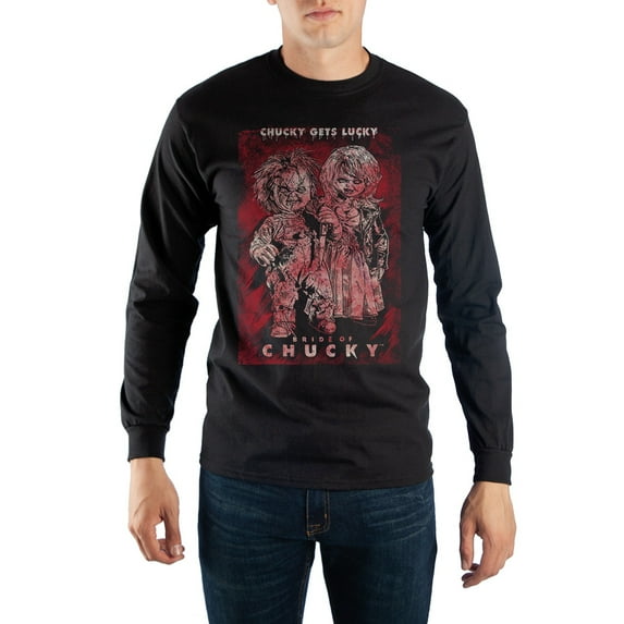 Bride of Chucky Horror Movie Mens Graphic Tee-Medium