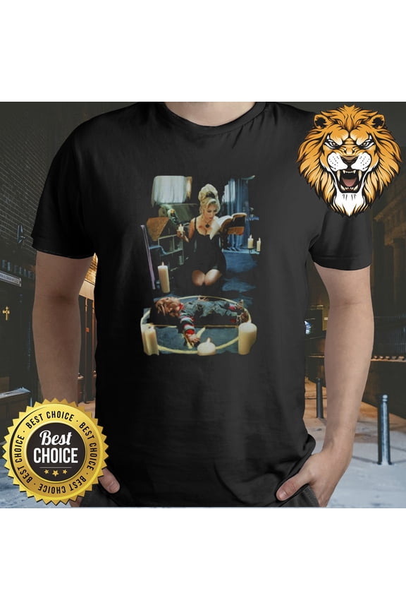Bride of Chucky Jennifer Tilly Charles Lee Ray Shirt S-3XL Q7365