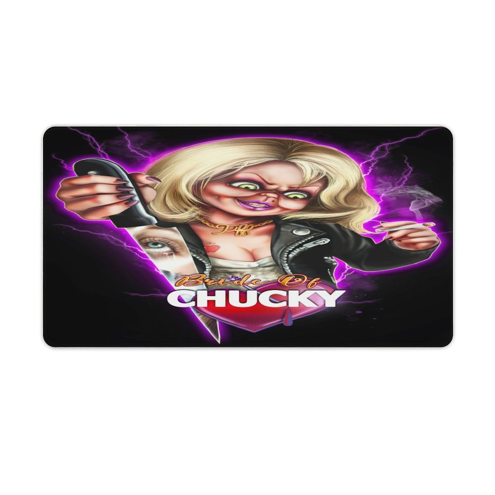 Tappetino Per Mouse Stellare "Crazy Cheese Lady" – Morbido E Antiscivolo – 20x20 Cm - 3