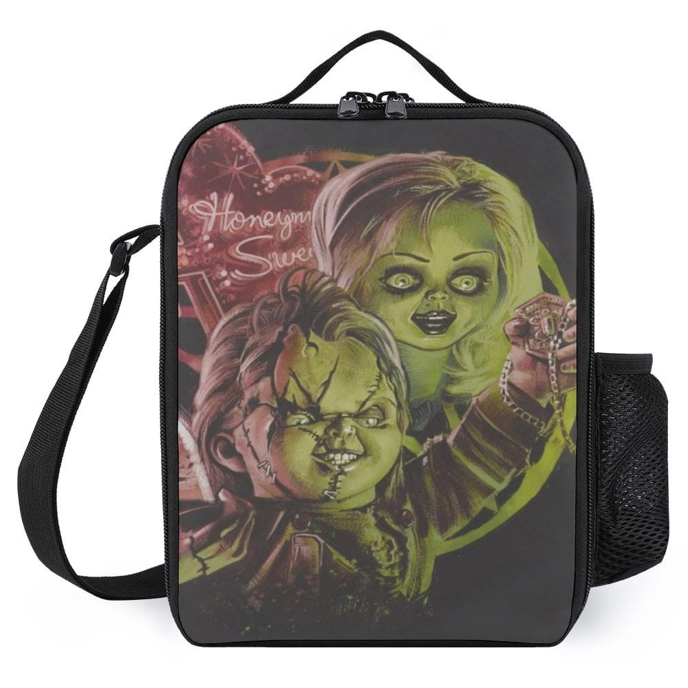 Bride of Chucky Lunch Bag Insulated, Lunch Box Bag, Reusable Lunch Tote