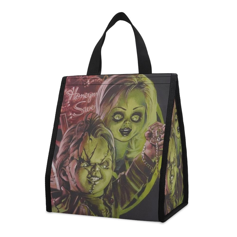 Bride of Chucky Lunch Bag Insulated, Lunch Box Bag, Reusable Lunch Tote