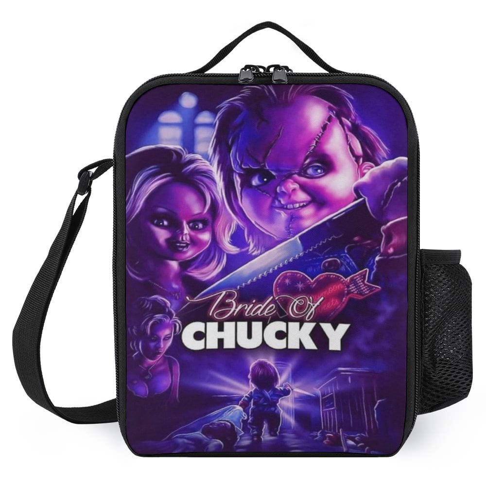 Bride of Chucky Lunch Bag Insulated, Lunch Box Bag, Reusable Lunch Tote