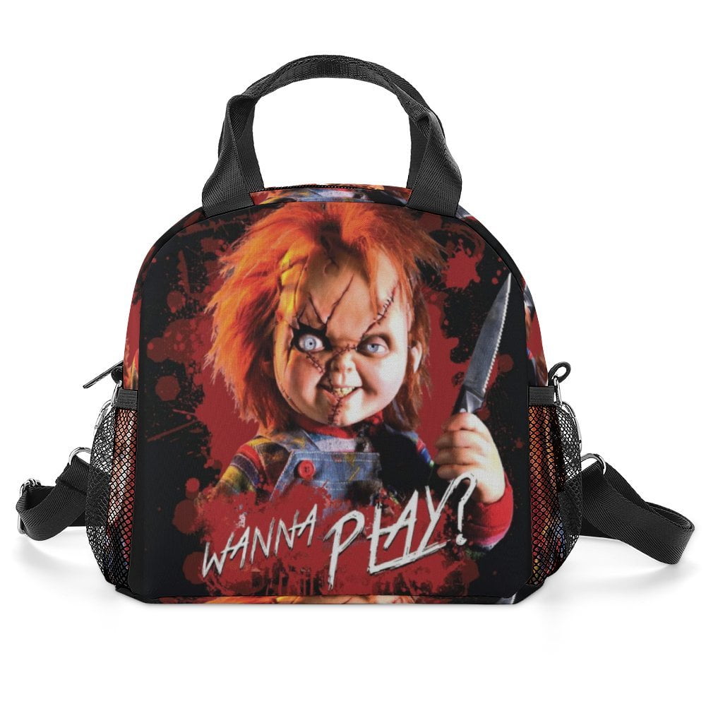 Bride of Chucky Lunch Bag Insulated, Lunch Box Bag, Reusable Lunch Tote