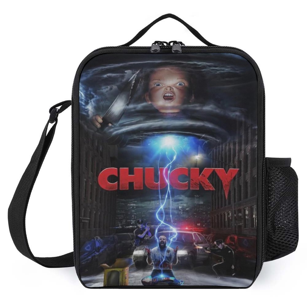 Bride of Chucky Lunch Bag Insulated, Lunch Box Bag, Reusable Lunch Tote