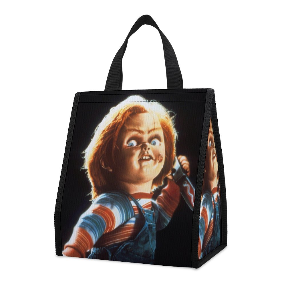 Sac Fourre-tout Chucky Officiel – 40x40 Cm, 100% Coton, Pour Fans D'horreur