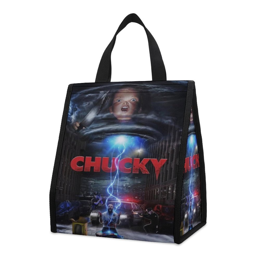 Bride of Chucky Lunch Bag Insulated, Lunch Box Bag, Reusable Lunch Tote