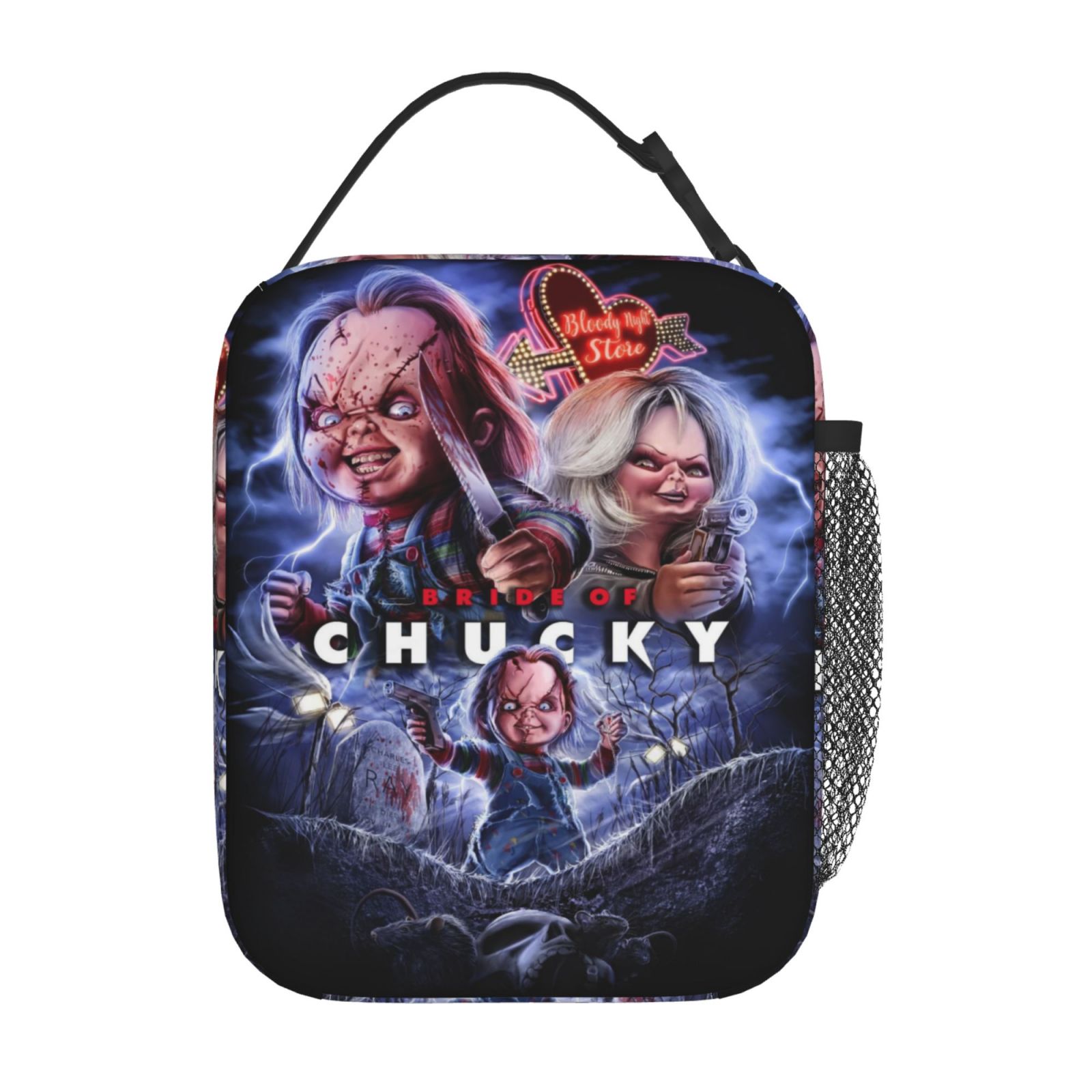 Bride of Chucky Lunch Bag Thermal Portable Lunch Box Insulated Tote Bag