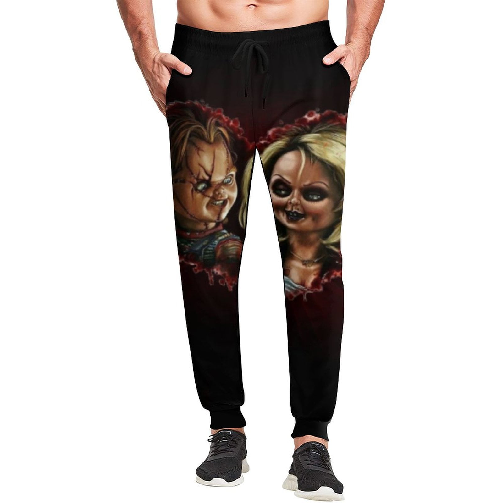 Bride of Chucky Mens Sweatpants Casual Jogger Pants Elastic Waistband