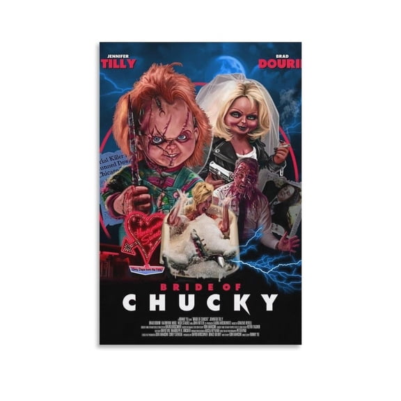 Bride of Chucky Movie Poster (1) Canvas Painting Poster Wall Art Decorative Picture Prints Modern Decor