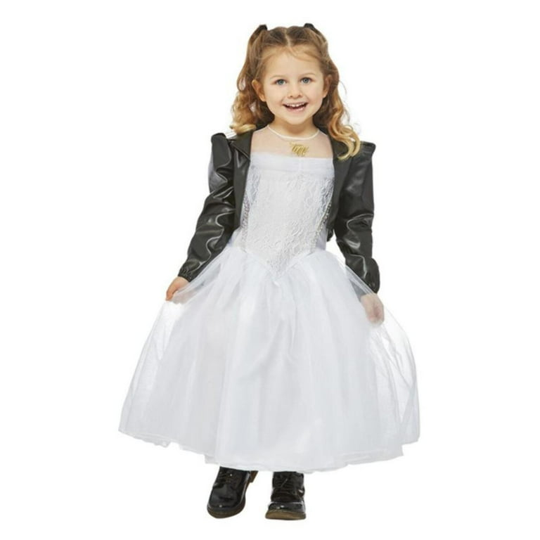Bride of Chucky Tiffany Costume Child Black White Bride of Chucky Tiffany Costume Child Black White