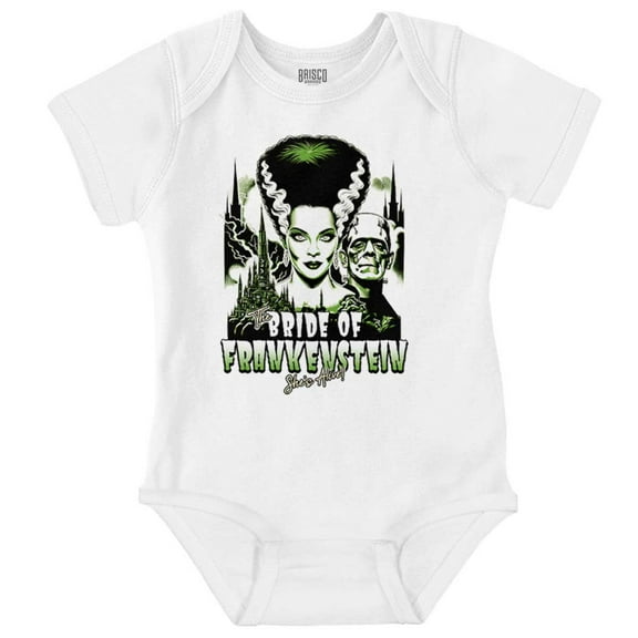 Bride of Frankenstein Movie Poster Bodysuit Jumper Girls Infant Baby Brisco Brands NB