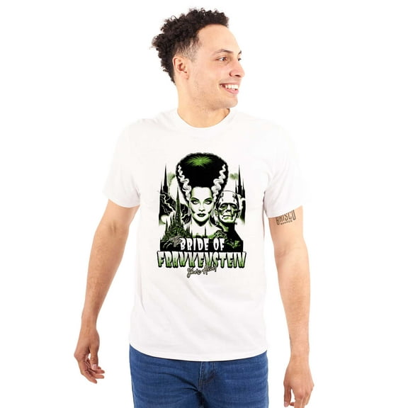Bride of Frankenstein Movie Poster Women's Plus Size Graphic Tee Brisco Brands 3X