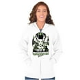 thumbnail image 1 of Bride of Frankenstein Movie Poster Zip Hoodie Sweatshirt Women Brisco Brands X, 1 of 1