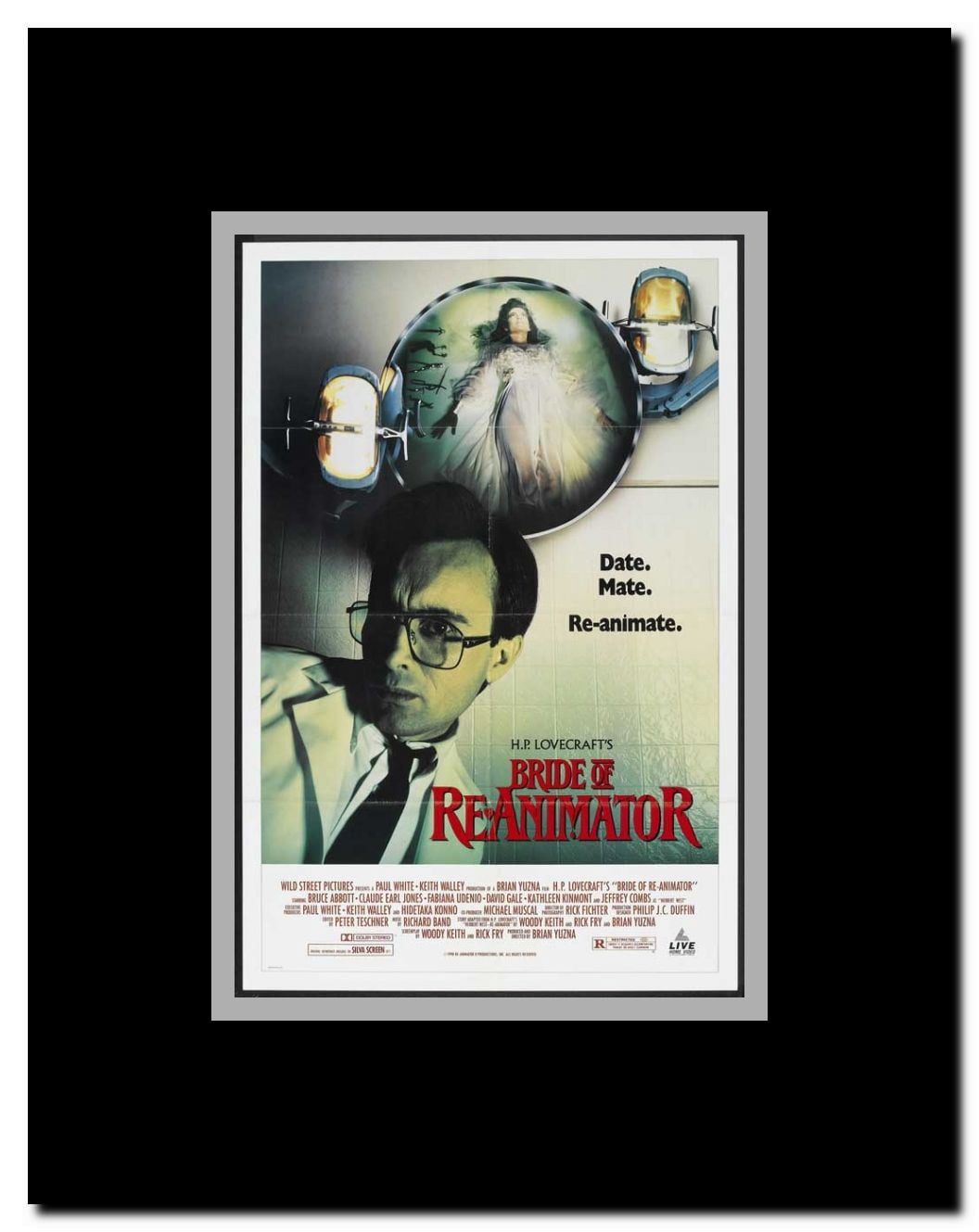 Bride of Re-Animator Framed Movie Poster