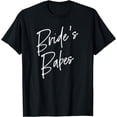 thumbnail image 1 of Bride's Babes Bridesmaid Bachelorette Party Wedding Themed T-Shirt, 1 of 4