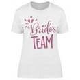 thumbnail image 1 of Bride's Team, W/Small Hearts Tee Women's -Image by Shutterstock, 1 of 2