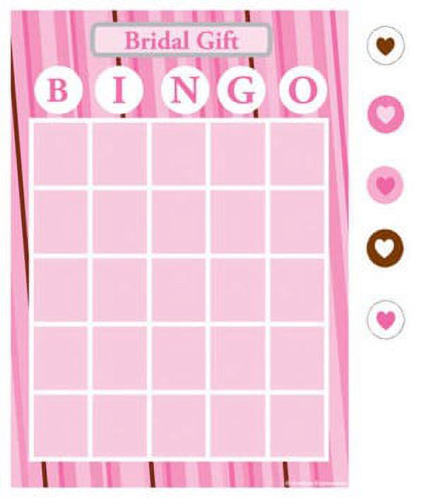 Bride to Be Dots Gift Bingo Game - image 1 of 1