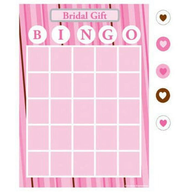 Bride to Be Dots Gift Bingo Game