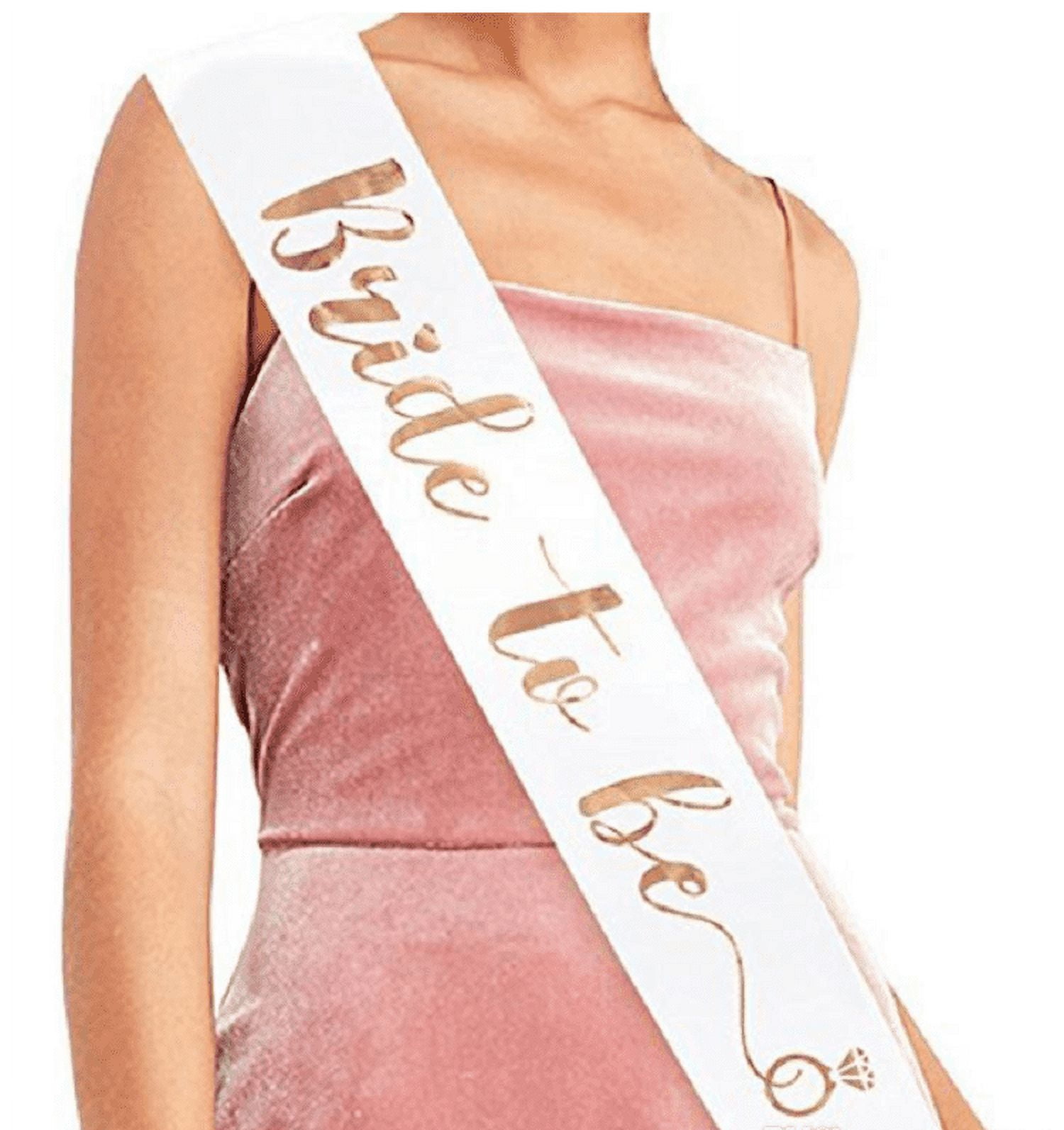 Bride to be sash Bridal Shower party favor Bachelorette Party Sash