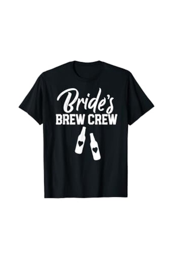 Brides Brew Crew Bachelorette Party T Shirt
