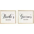 thumbnail image 1 of Brides & Grooms Suite Wedding Party Sign Signage Party Print - Frame Not Included, 1 of 1