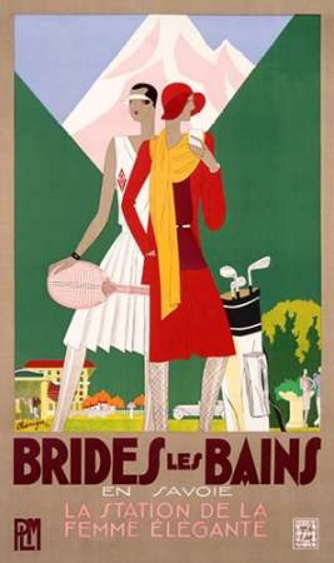 Brides-les-Bains Canvas Art - Leon Benigni (24 x 36)