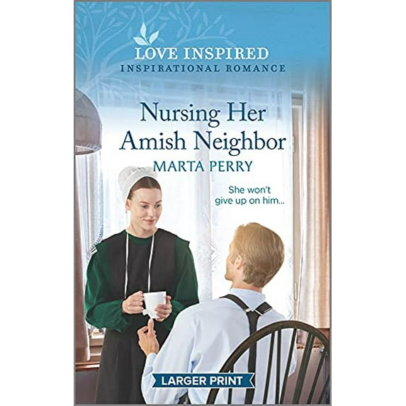 Pre-Owned Brides of Lost Creek: Nursing Her Amish Neighbor (Paperback)(Large Print)