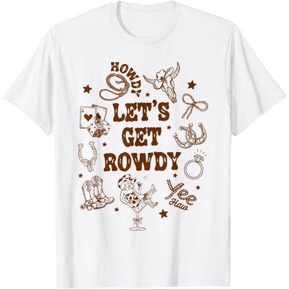 Bridesmaid Nashville Let's Get Rowdy Bachelorette Matching T-Shirt