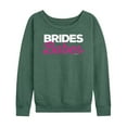 thumbnail image 1 of Bridesmaids - Brides Babes - Women's Lightweight French Terry Long Sleeve Shirt, 1 of 4