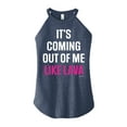 thumbnail image 1 of Bridesmaids - It's Coming Out Of Me Like Lava - Juniors High Neck Tank Top, 1 of 4