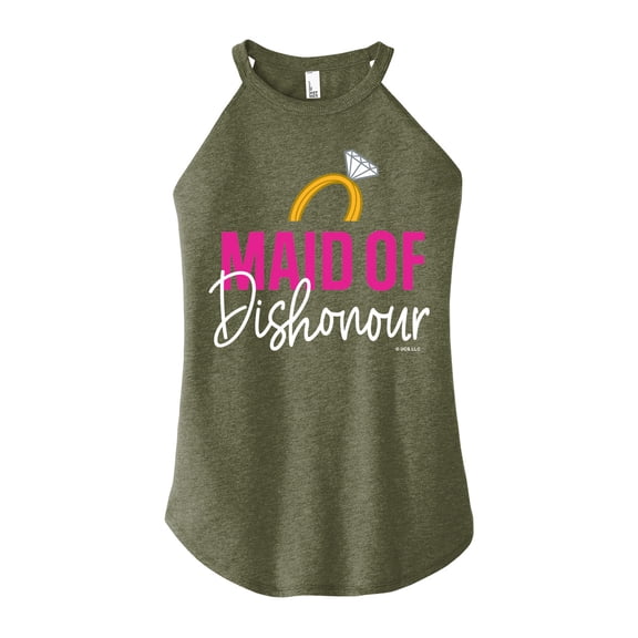 Bridesmaids - Maid Of Dishonour - Juniors High Neck Tank Top