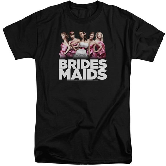 Bridesmaids Maids Adult Tall Black