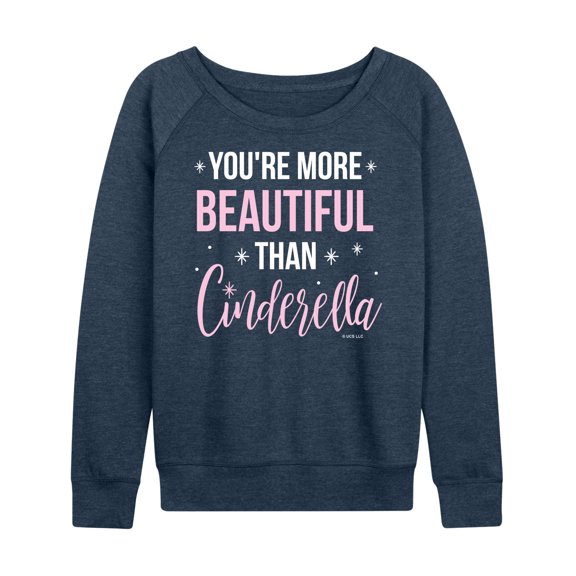 Bridesmaids - More Beautiful Than Cinderella - Women's Lightweight French Terry Long Sleeve Shirt