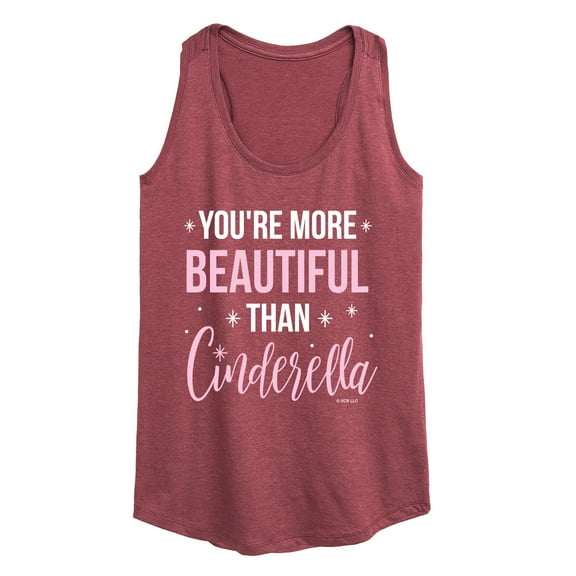 Bridesmaids - More Beautiful Than Cinderella - Women's Racerback Tank Top