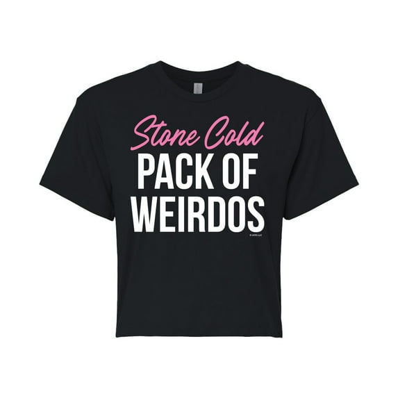 Bridesmaids - Stone Cold Pack Of Weirdos - Juniors Cropped Cotton Blend T-Shirt
