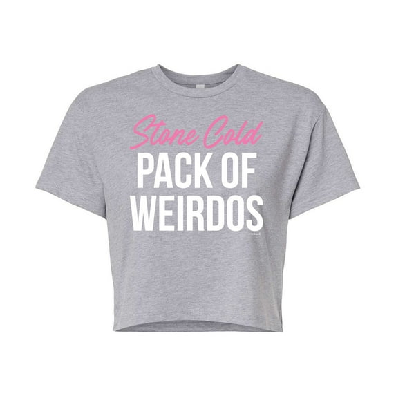 Bridesmaids - Stone Cold Pack Of Weirdos - Juniors Cropped Cotton Blend T-Shirt