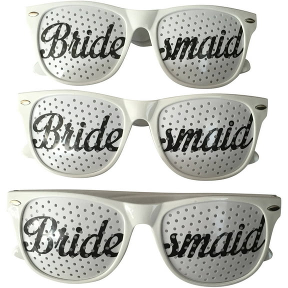 Bridesmaids Wedding Party Sunglasses, Set of 3