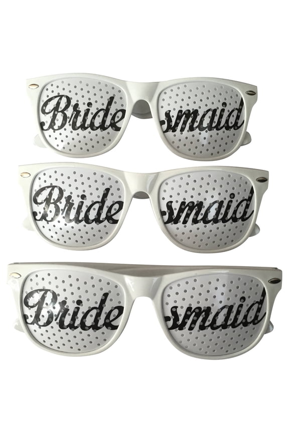 Bridesmaids Wedding Party Sunglasses, Set of 3