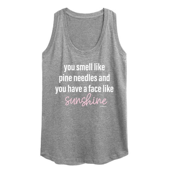 Bridesmaids - You Smell Like Pine Needles - Women's Racerback Tank Top