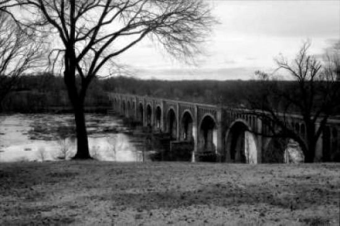 Bridge Across the James V Canvas Art - Alan Hausenflock (24 x 36)