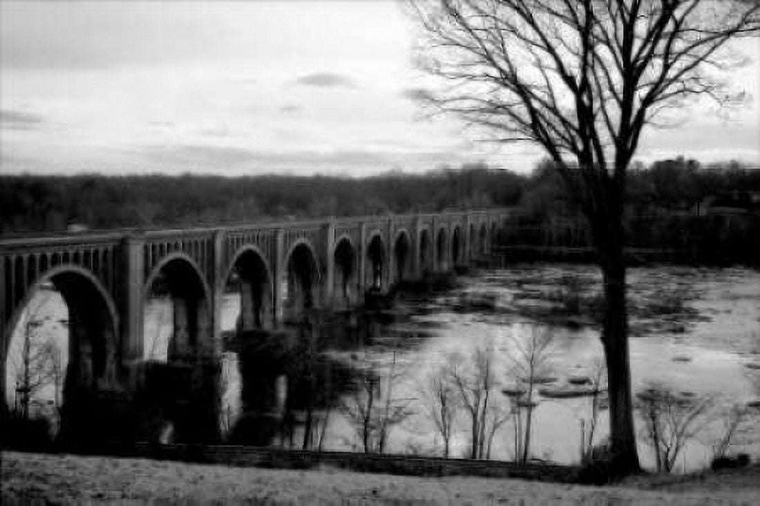 Bridge Across the James VI Canvas Art - Alan Hausenflock (12 x 18)