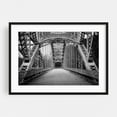 thumbnail image 1 of Bridge Along Paper Mill Road 02 B&W - Cockeysville Maryland Photography Black Framed Wall Art Print 16 x 24 inches, 1 of 4