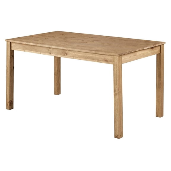 Bridge Brazil Wood Dining Table Corona Collection Furniture Dash Antique brown color stain.
