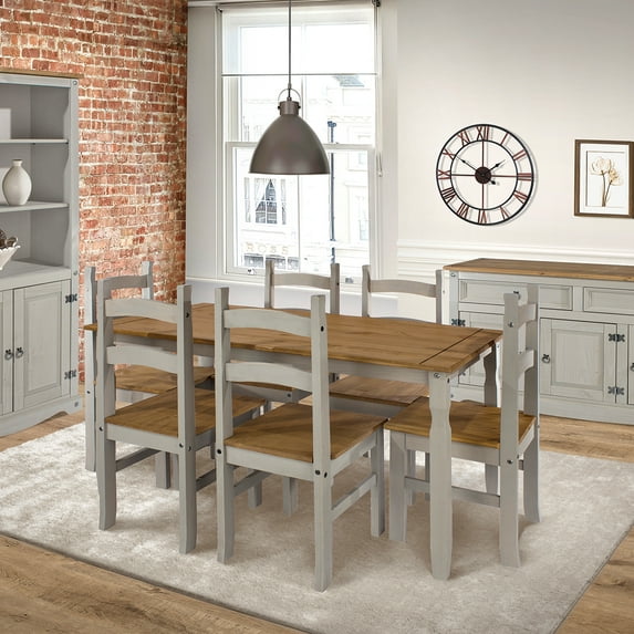 Wood Dining Table Corona Gray | Furniture Dash COGTB3